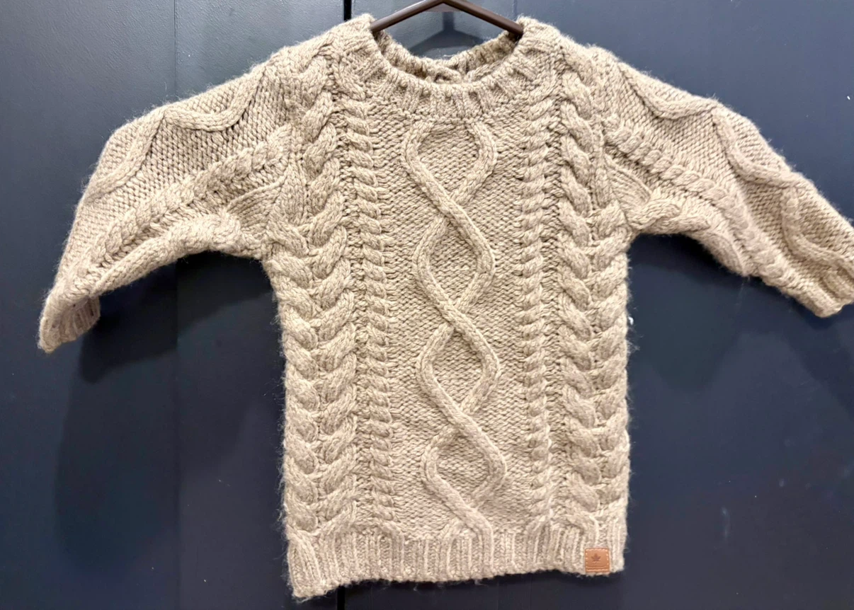 Canadiana Cable Knit Sweater