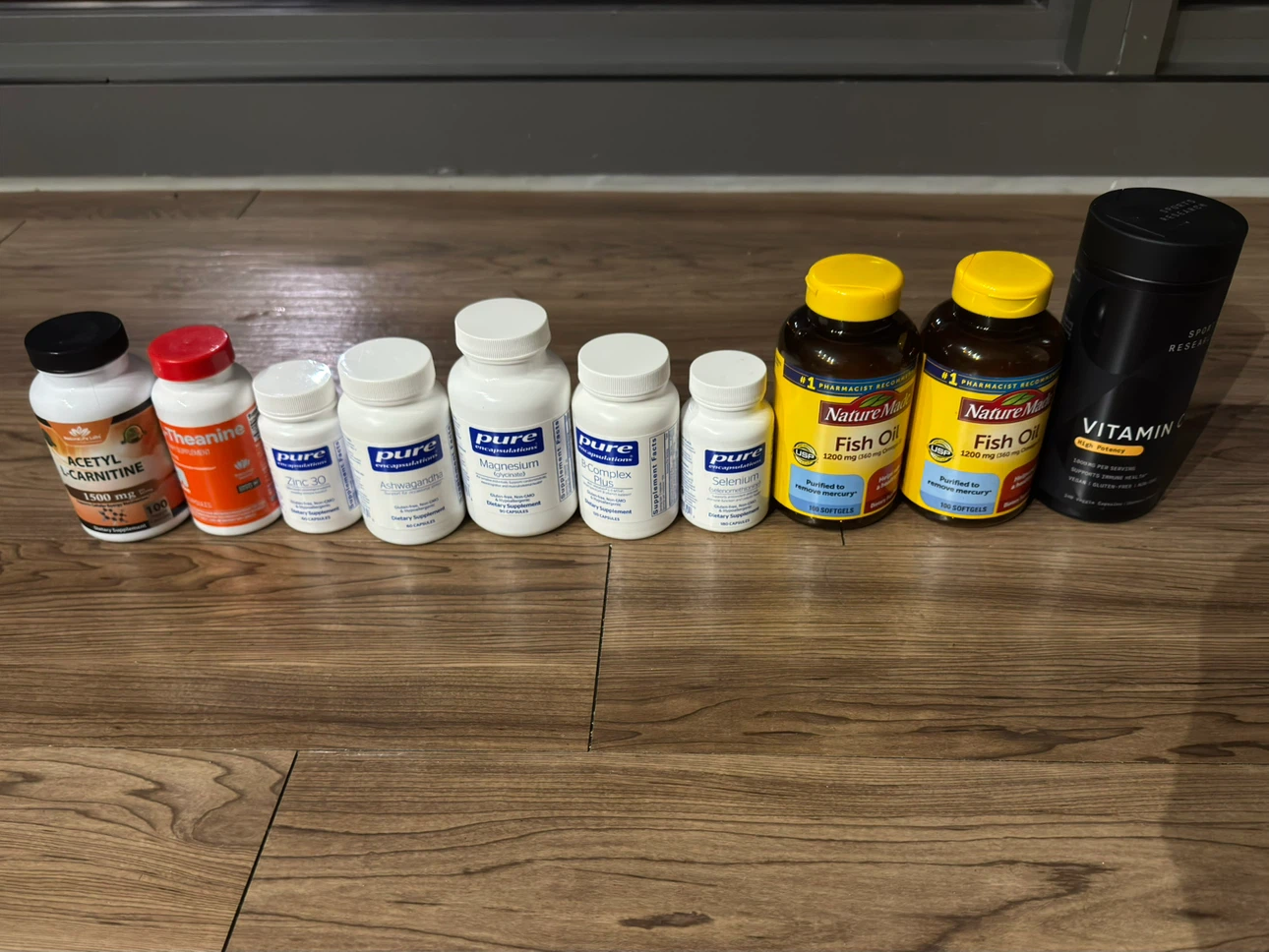 Vitamins (at least half the jar)