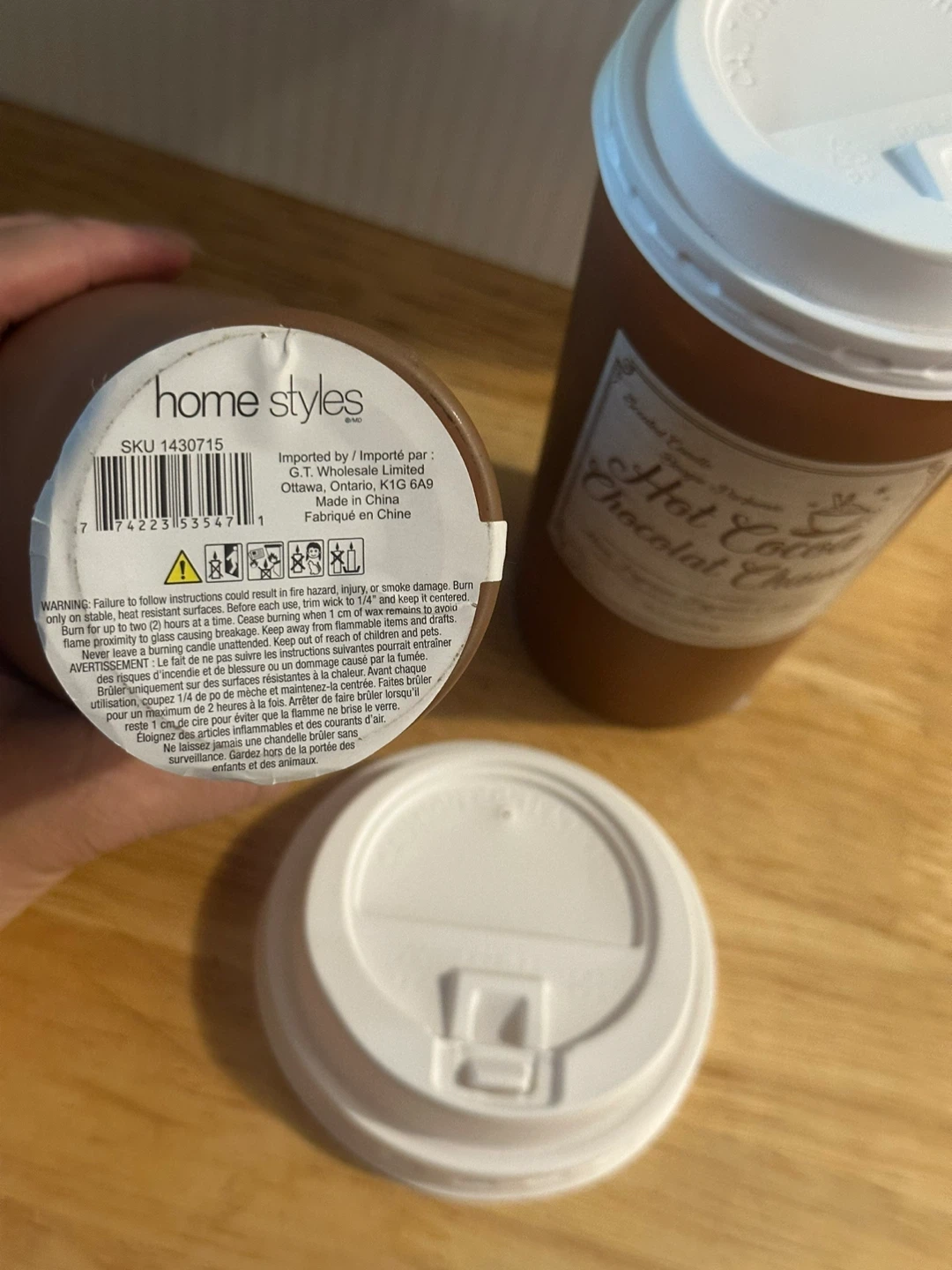 Home Styles Hot Cocoa Scented Candles x2 - photo 3