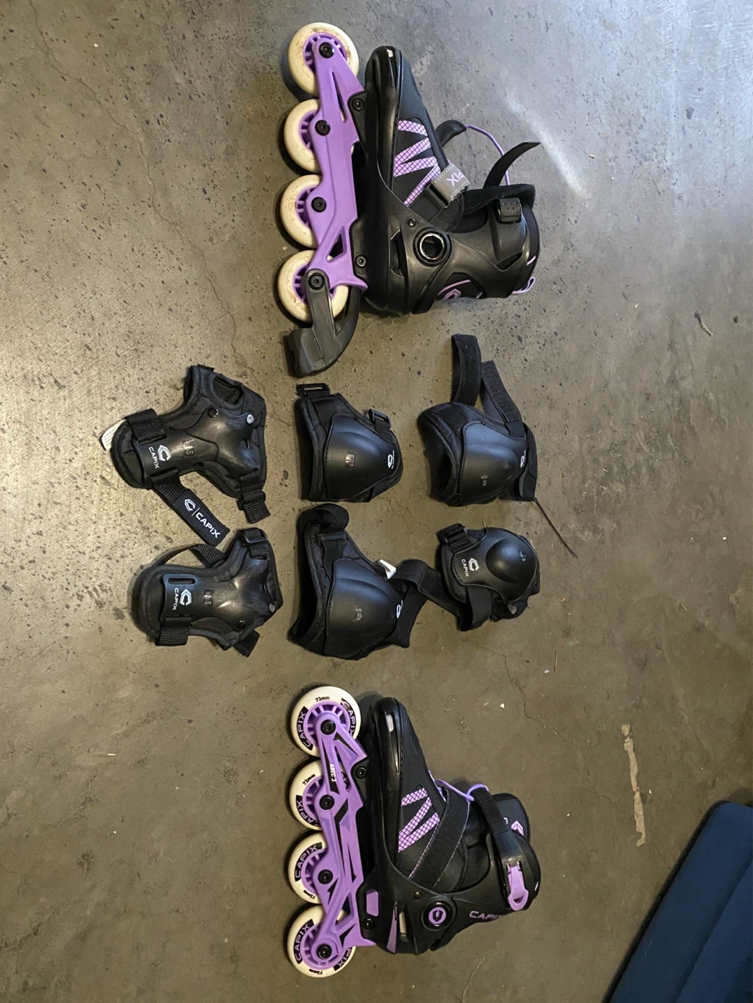 Capix Inline Skates with Protective Gear