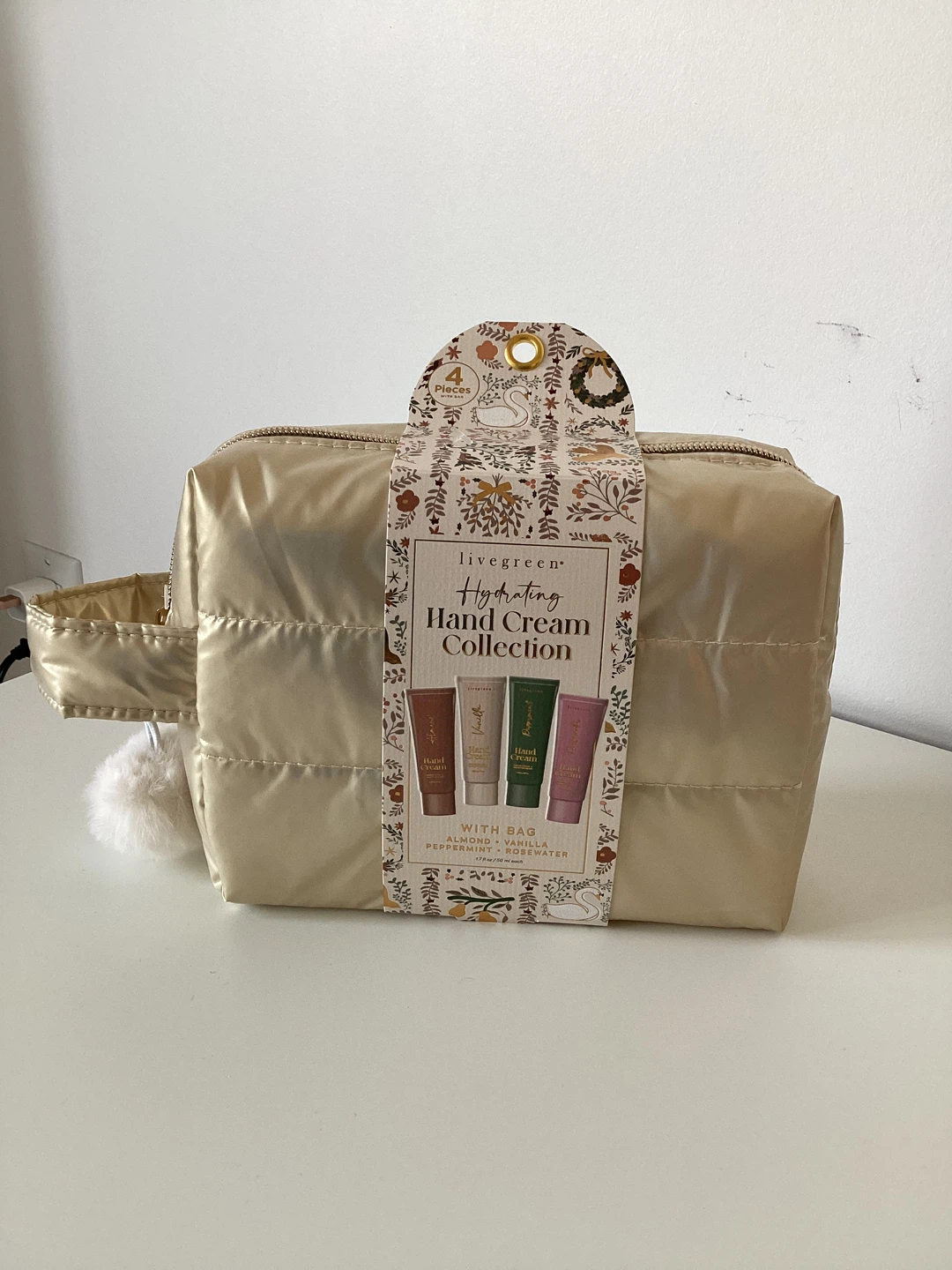 Livegreen Hydrating Hand Cream Collection Set with Bag