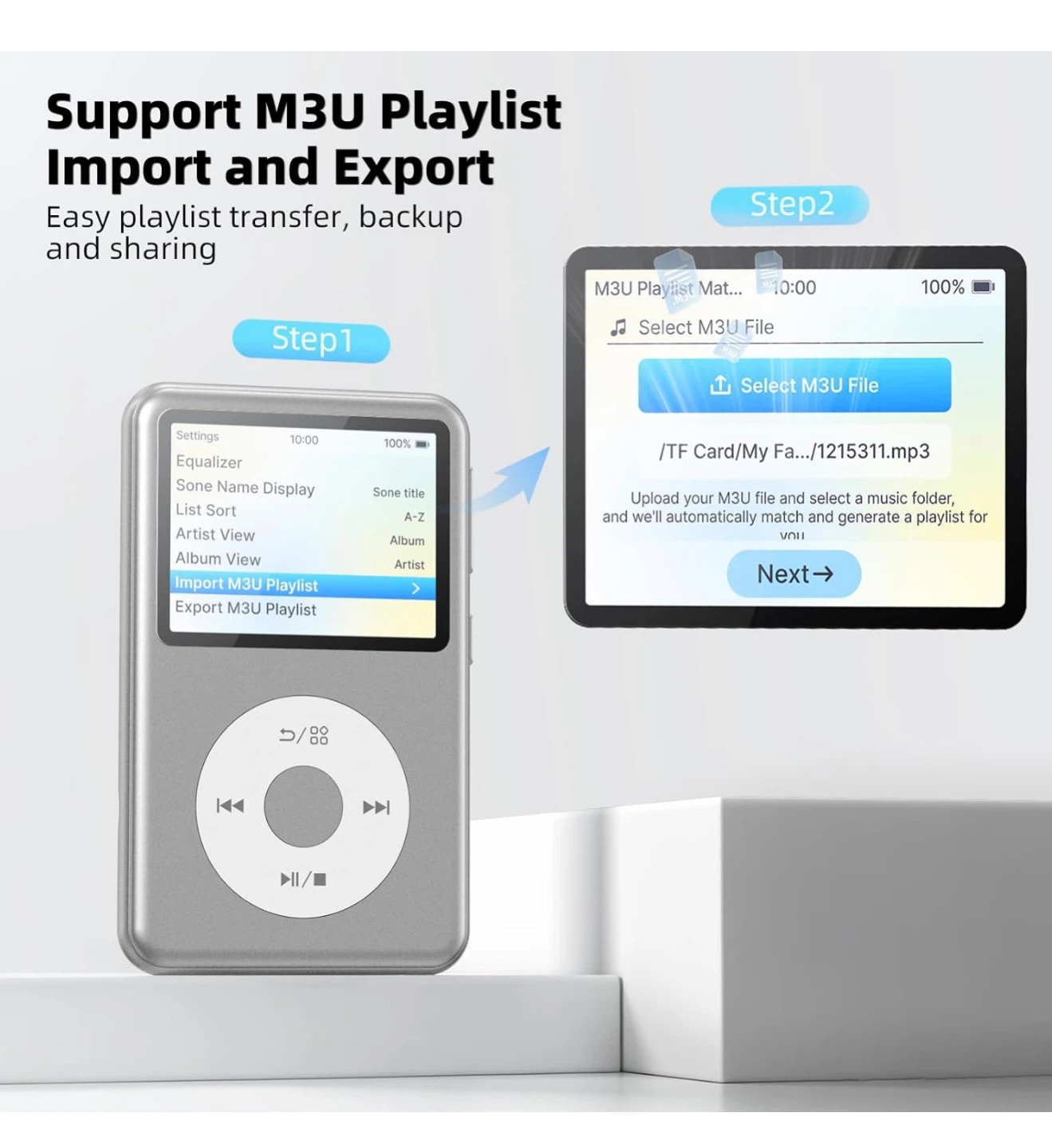 Innioasis Y2 MP3 Player - Silver - photo 4