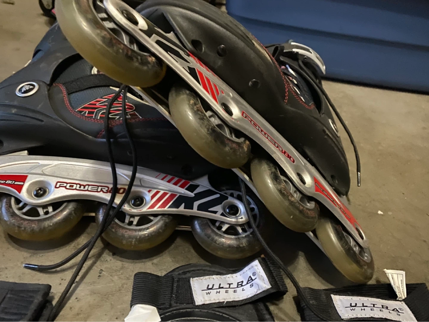 K2 Power 80 Inline Skates with Protective Gear - photo 3