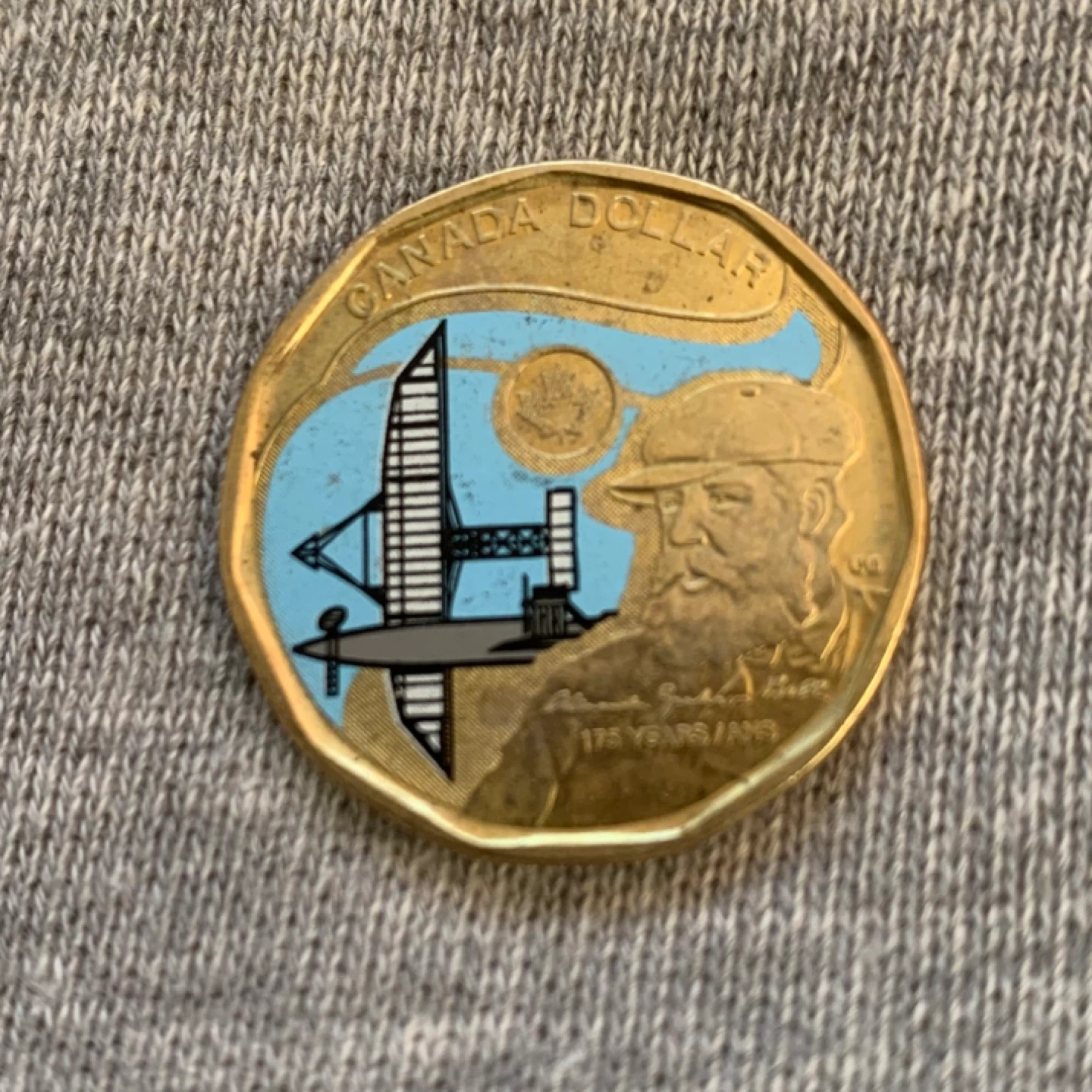 2022 Alexander Graham Bell Loonie - Coloured Version