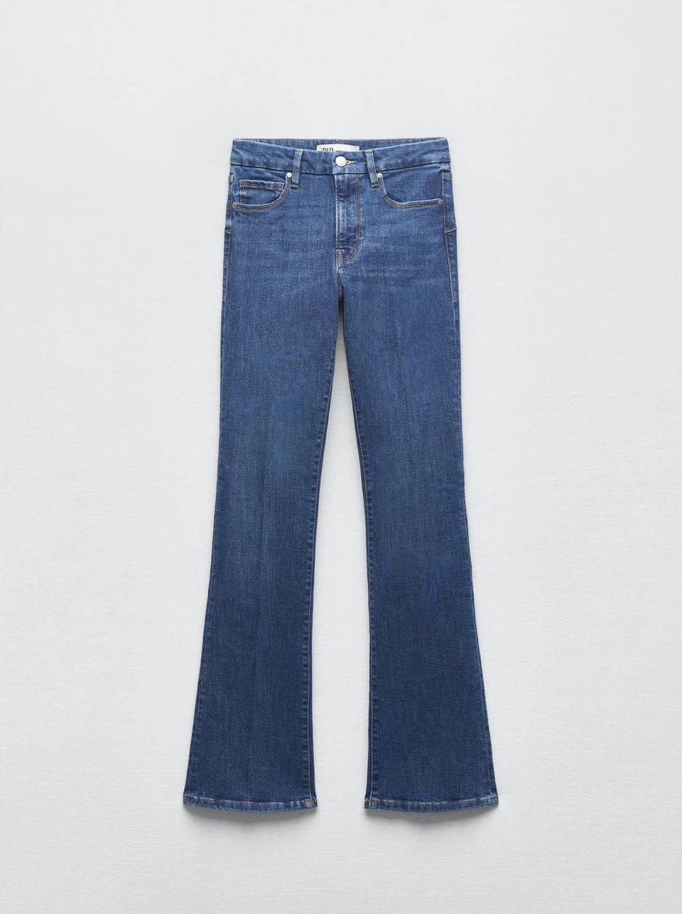 New Zara Flare Jeans - Blue Denim