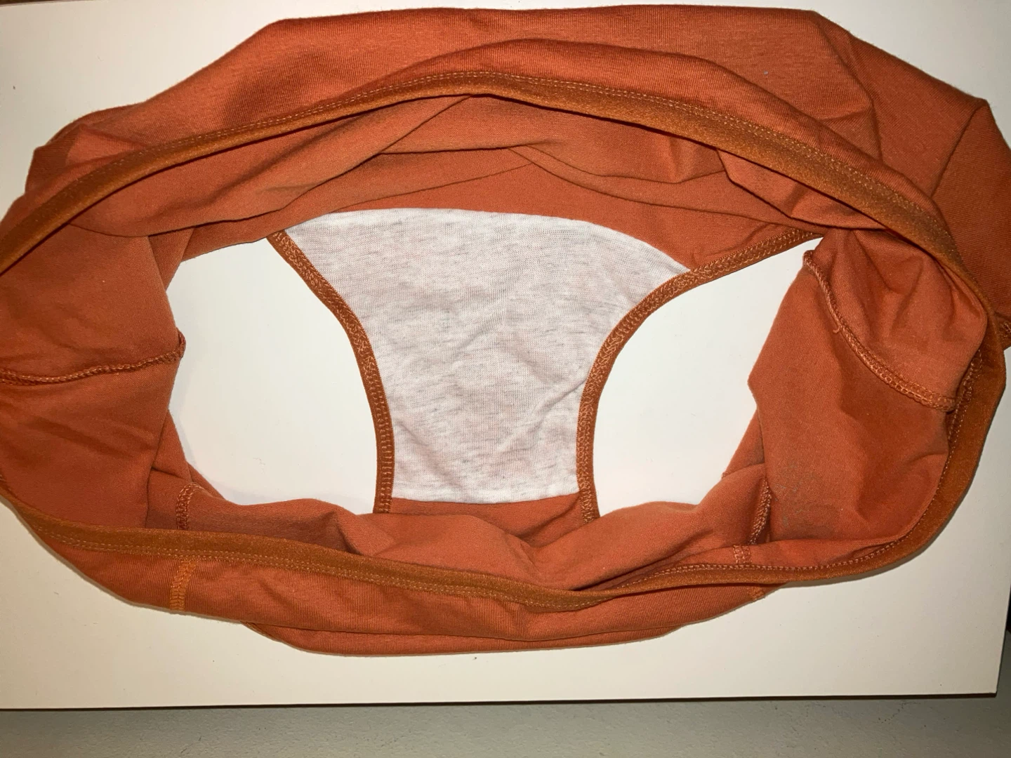 Tuvvse Women's Cotton Spandex Underwear - Orange - 4XL - photo 3