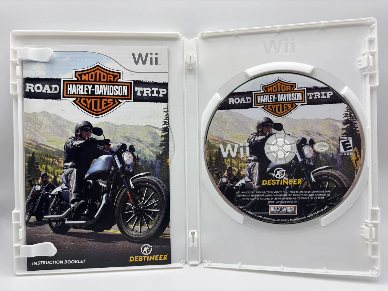 Wii Motor Harley-Davidson Road Trip Cycles Video Game - photo 2