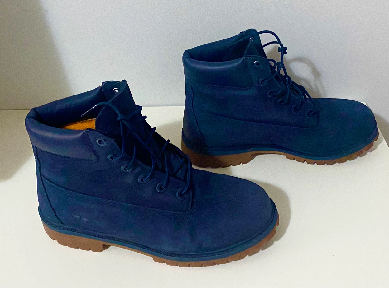 Timberland Blue Suede Lace-Up Boots - photo 2