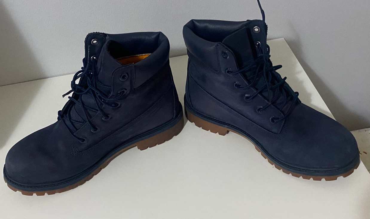 Timberland Blue Suede Lace-Up Boots - photo 5