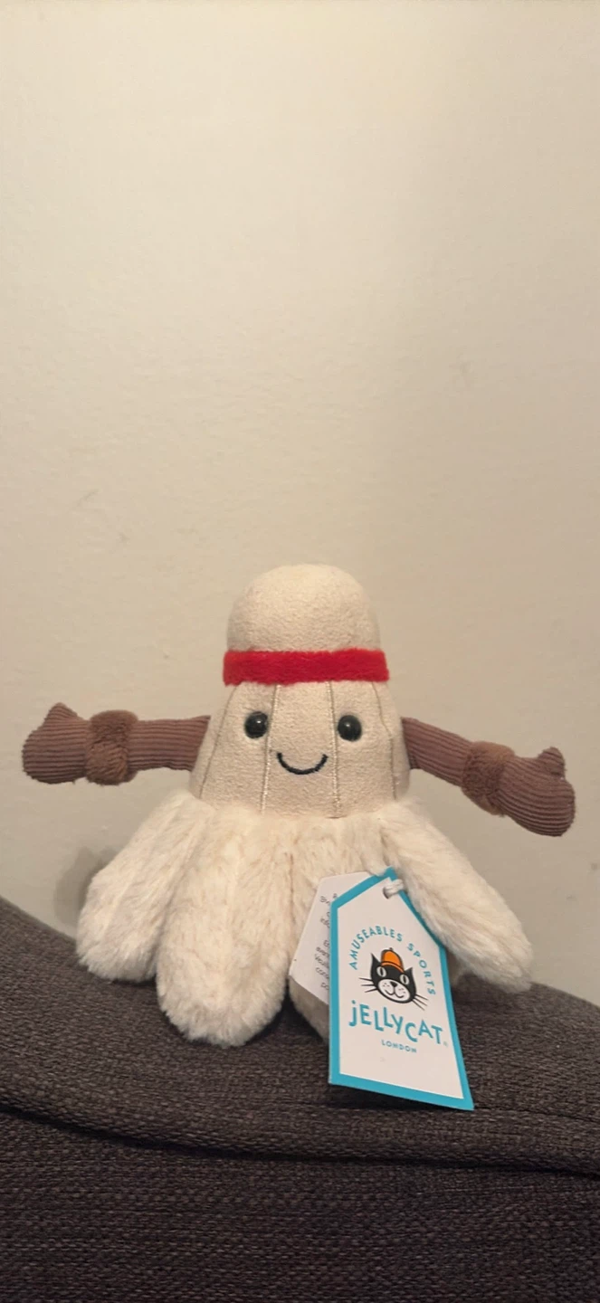 Jellycat Amuseables Sports Badminton Shuttlecock Plush Toy