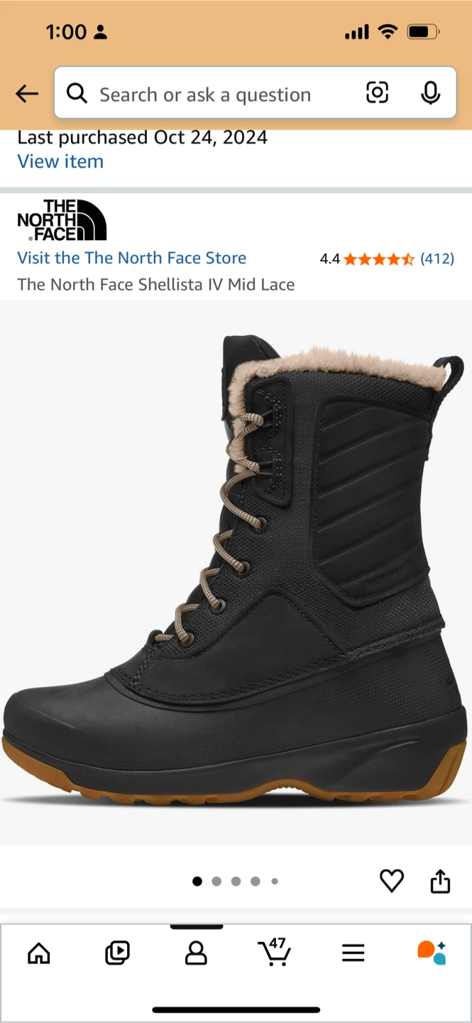 The North Face Shellista IV Mid Lace - Size 7