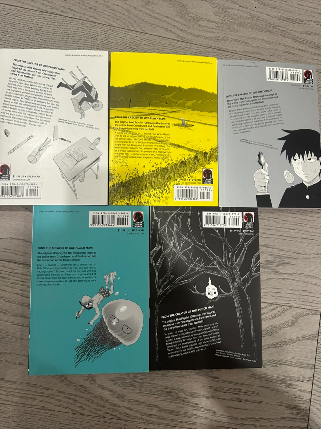 Mob psycho 100 volumes 1-5 - photo 3