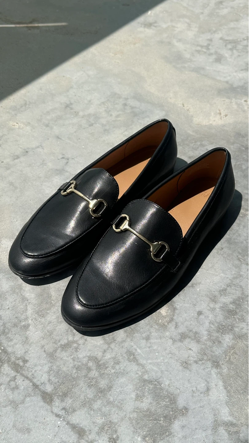 H&M Black Loafers Size 38