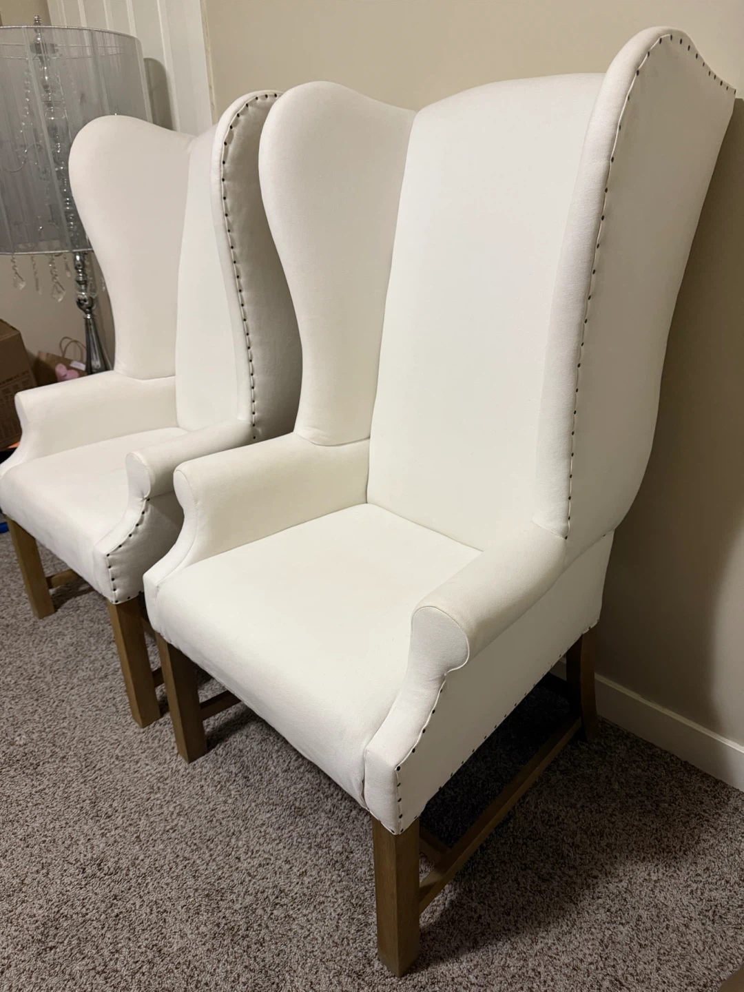 World of RH French Wingback Chair - White