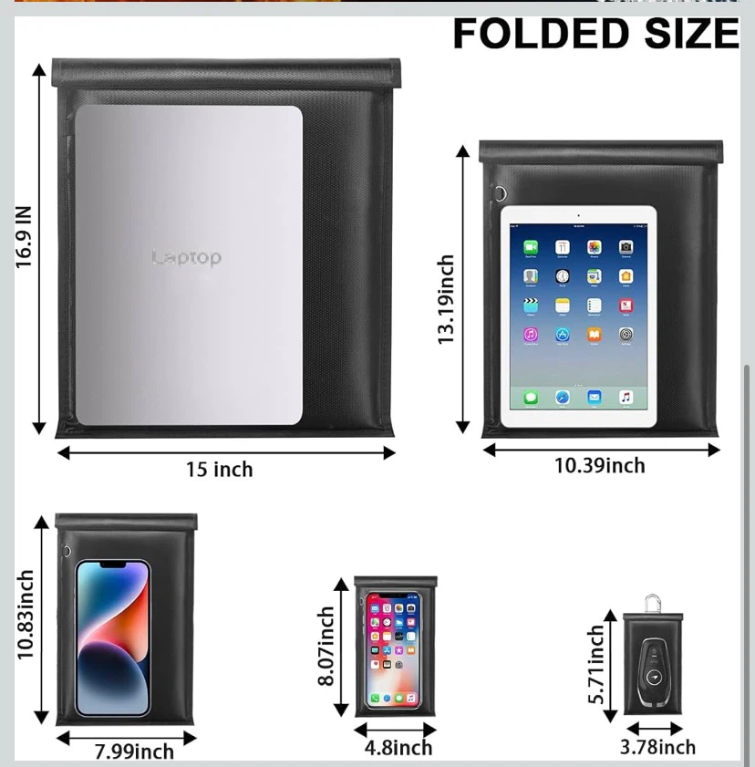 New 5 Pack Faraday Bags - photo 4