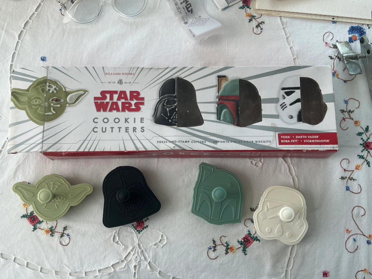 Williams Sonoma Star Wars Cookie Cutters Set of 4