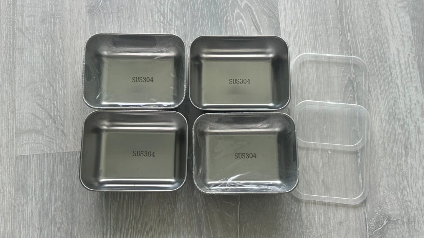 SUS304 Stainless Steel Food Containers