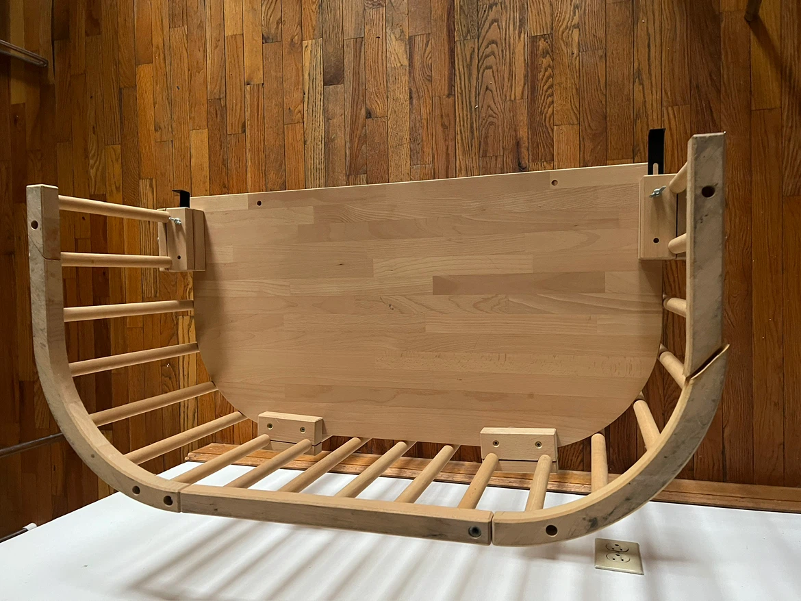 Wooden Baby Crib with Mattress - photo 3