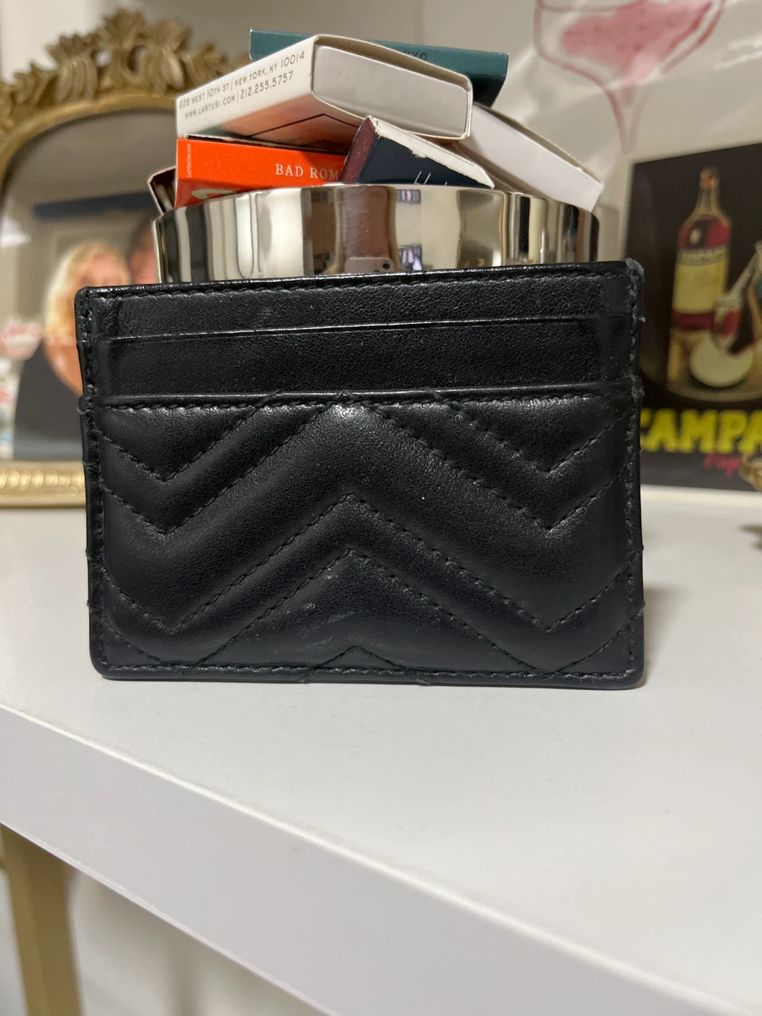 Gucci Marmont Black Leather Card Holder - photo 2