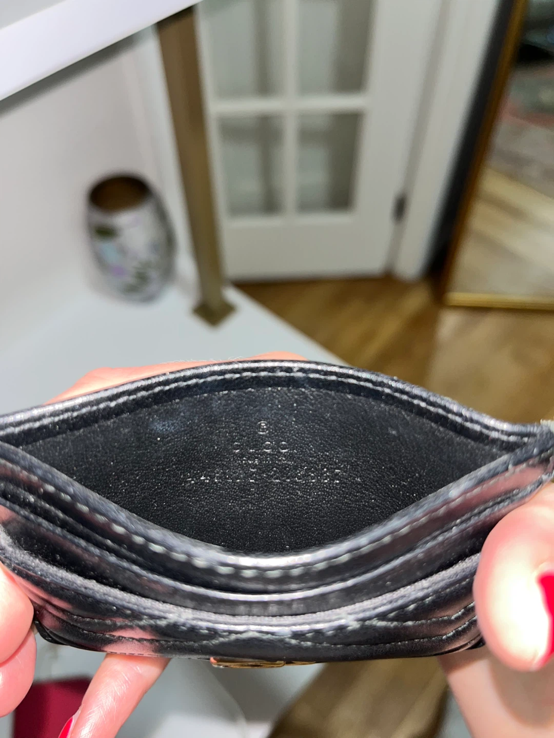 Gucci Marmont Black Leather Card Holder - photo 3