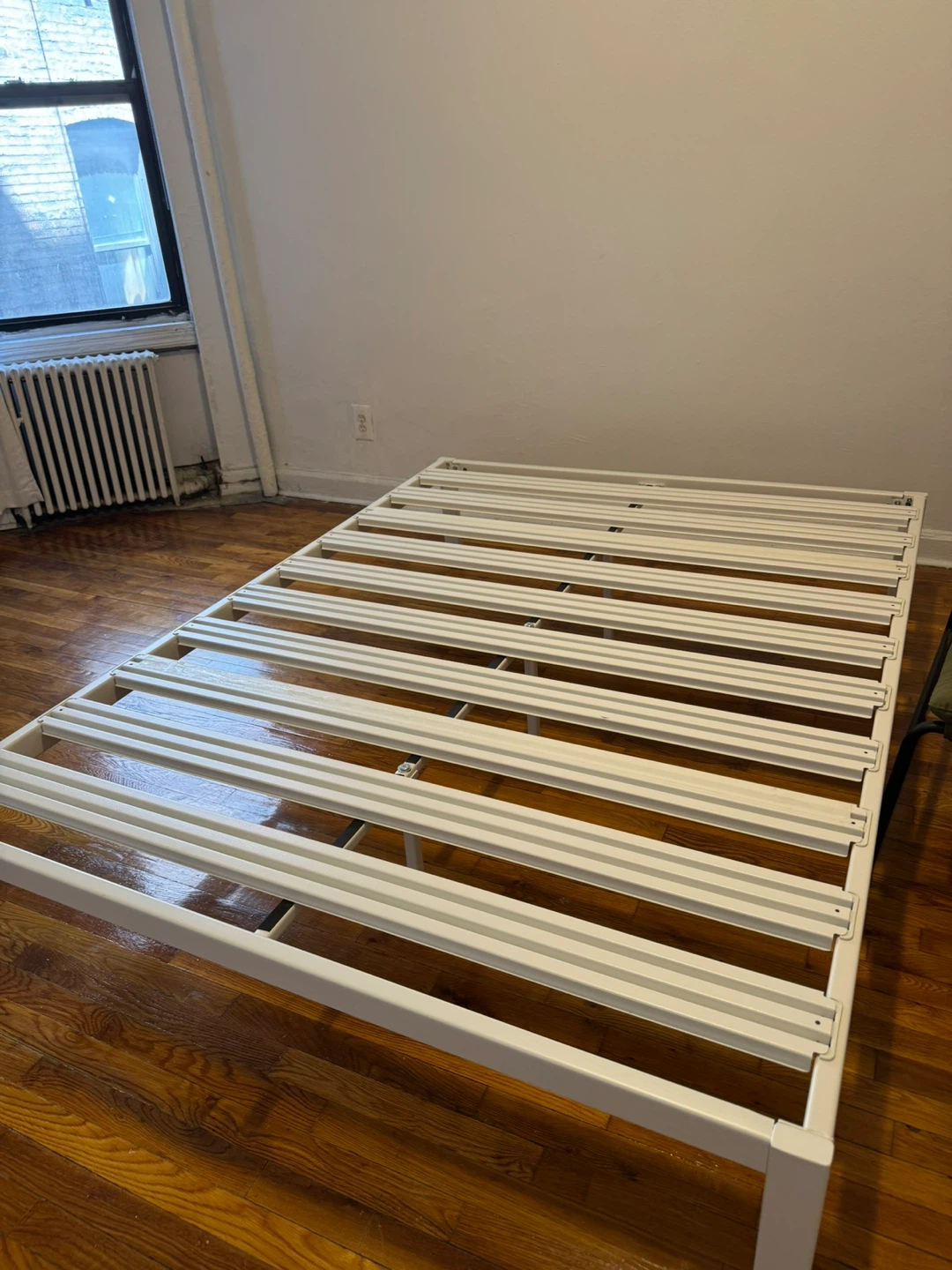 White Metal Bed Frame