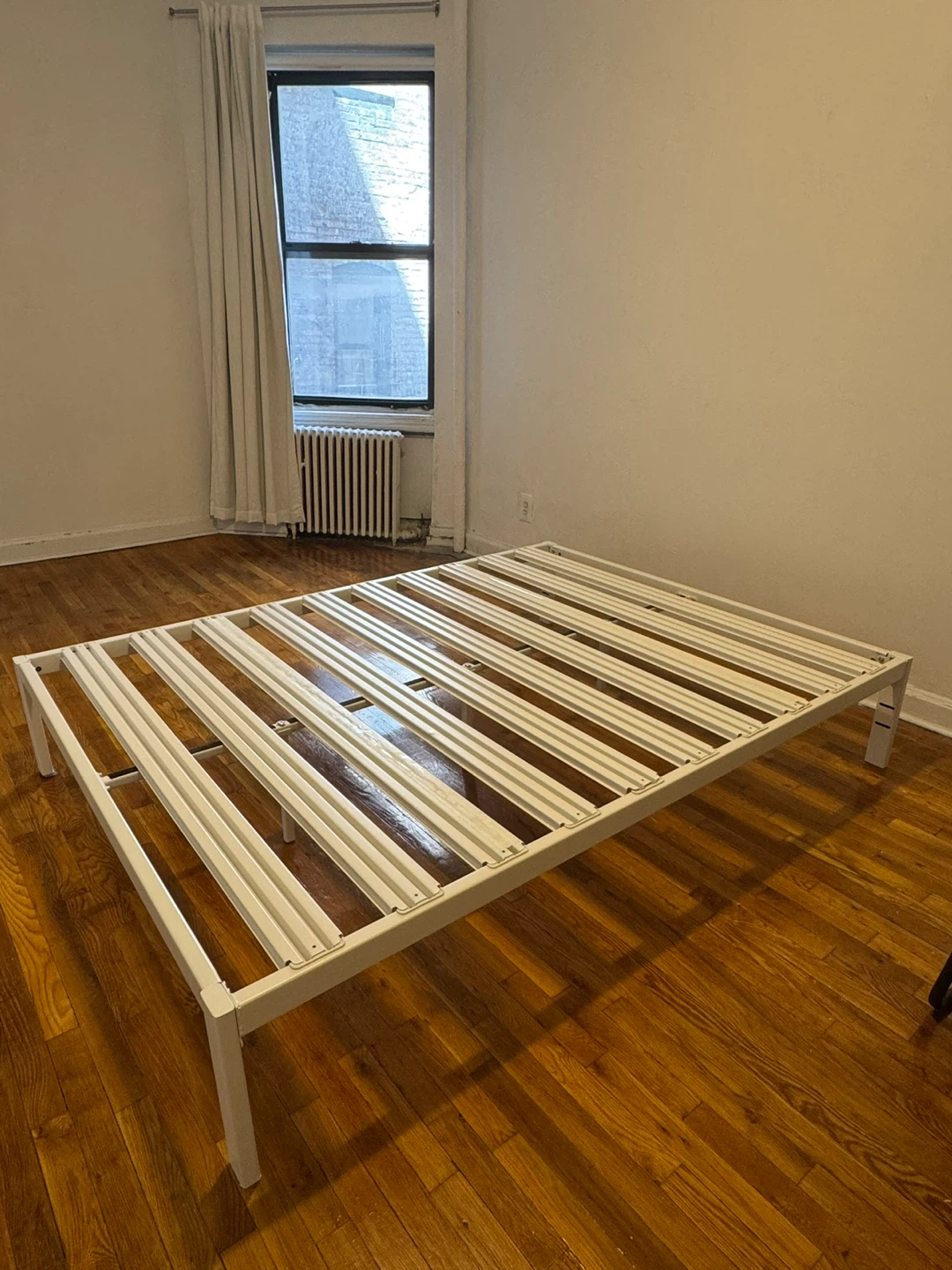 White Metal Bed Frame - photo 2