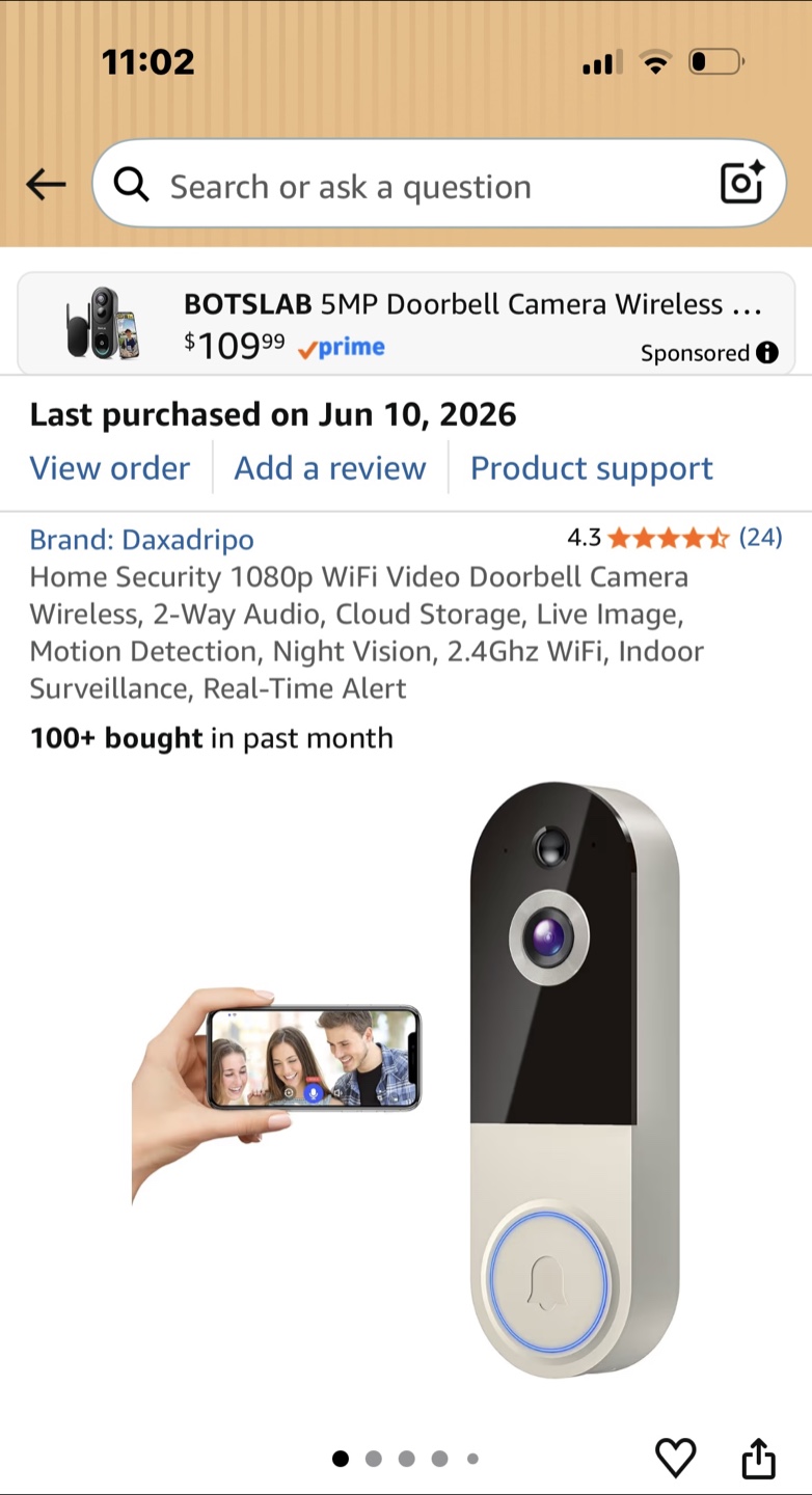 Brand New Doorbell Camera Wireless