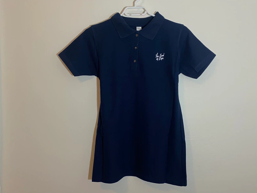 NEW Navy Blue "Mark 12:30" Polo shirt - photo 3