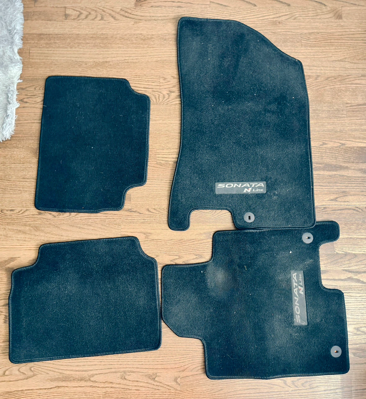 Original Hyundai Sonata N Line Carpet Floor Mats Full Set