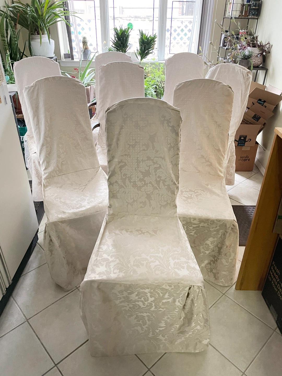 Set of 8 Vintage Dining Chairs