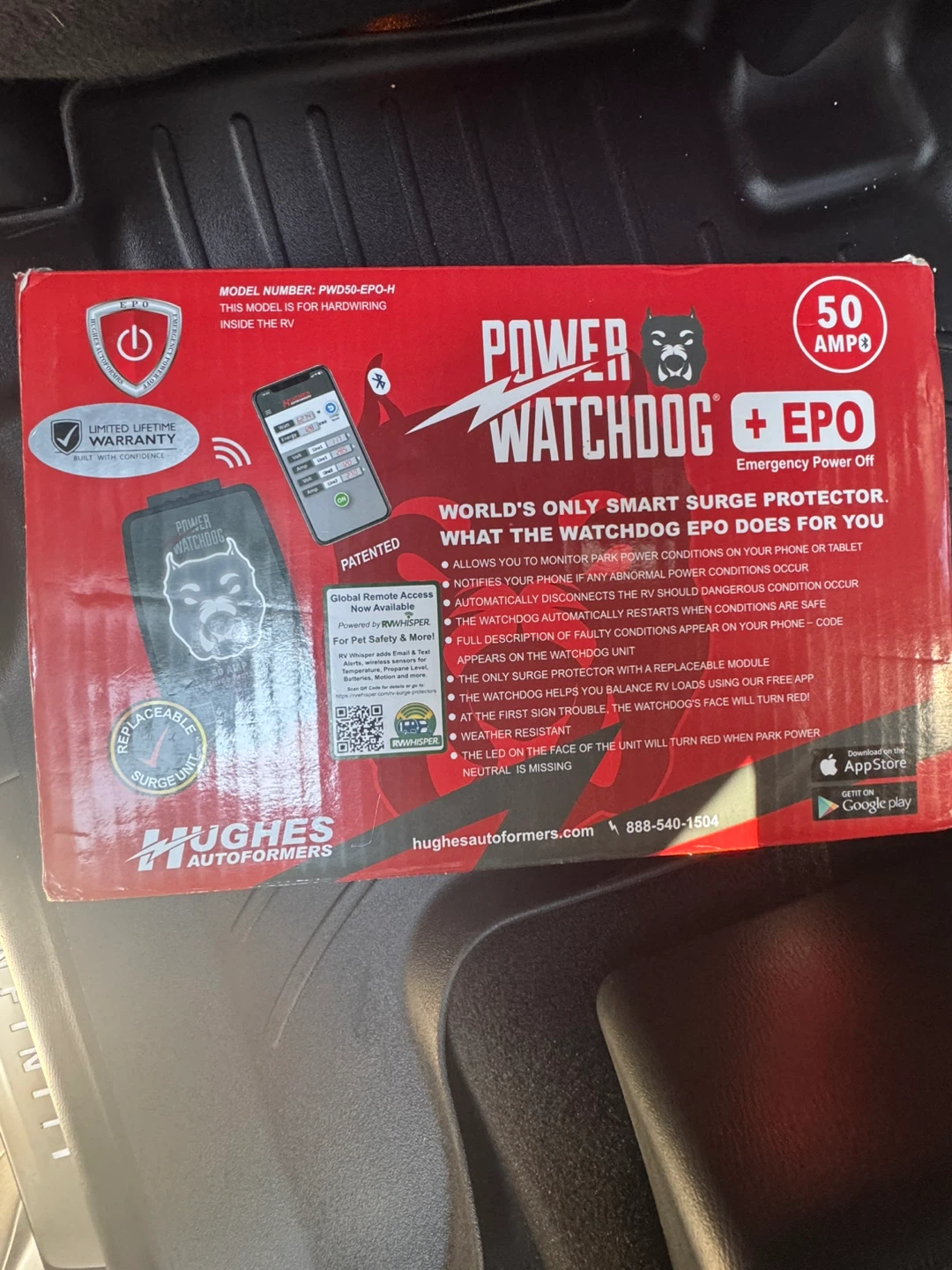 Hughes Autoformers Power smart surge prot PWD50-EPO-H - photo 2