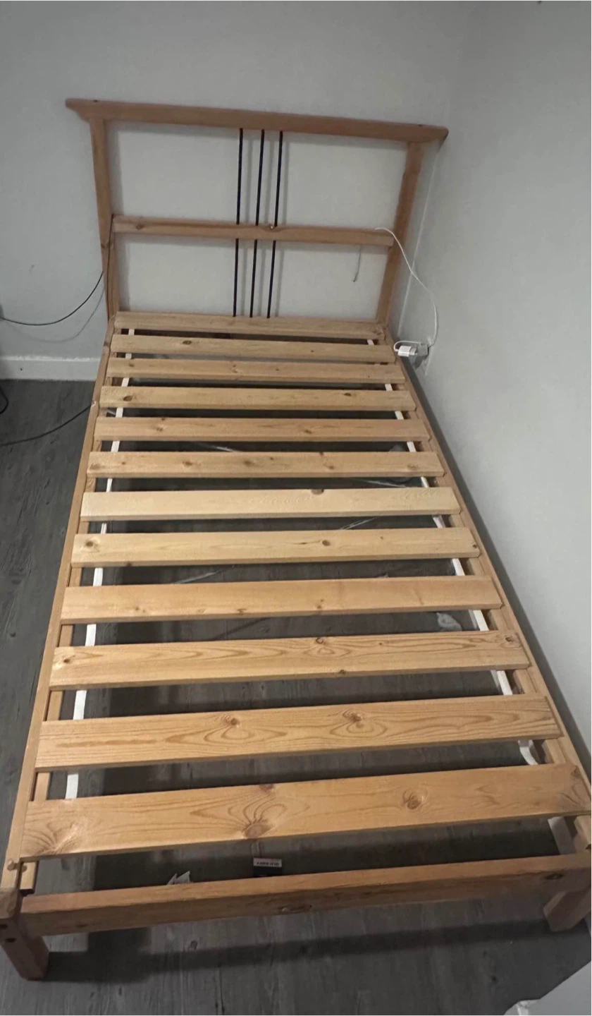 Wooden Bed Frame Twin Size