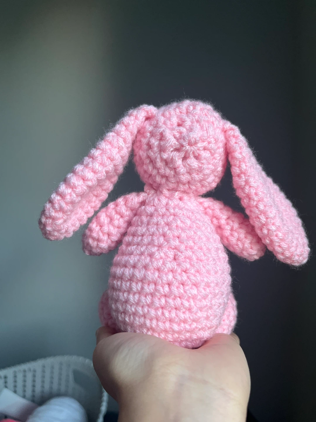Pink Crochet Bunny Plush - photo 3