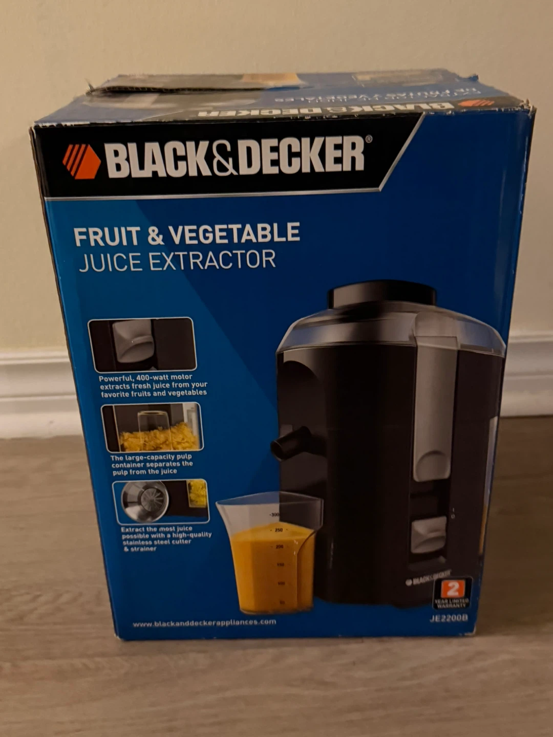 Black & Decker Fruit & Vegetable Juice Extractor