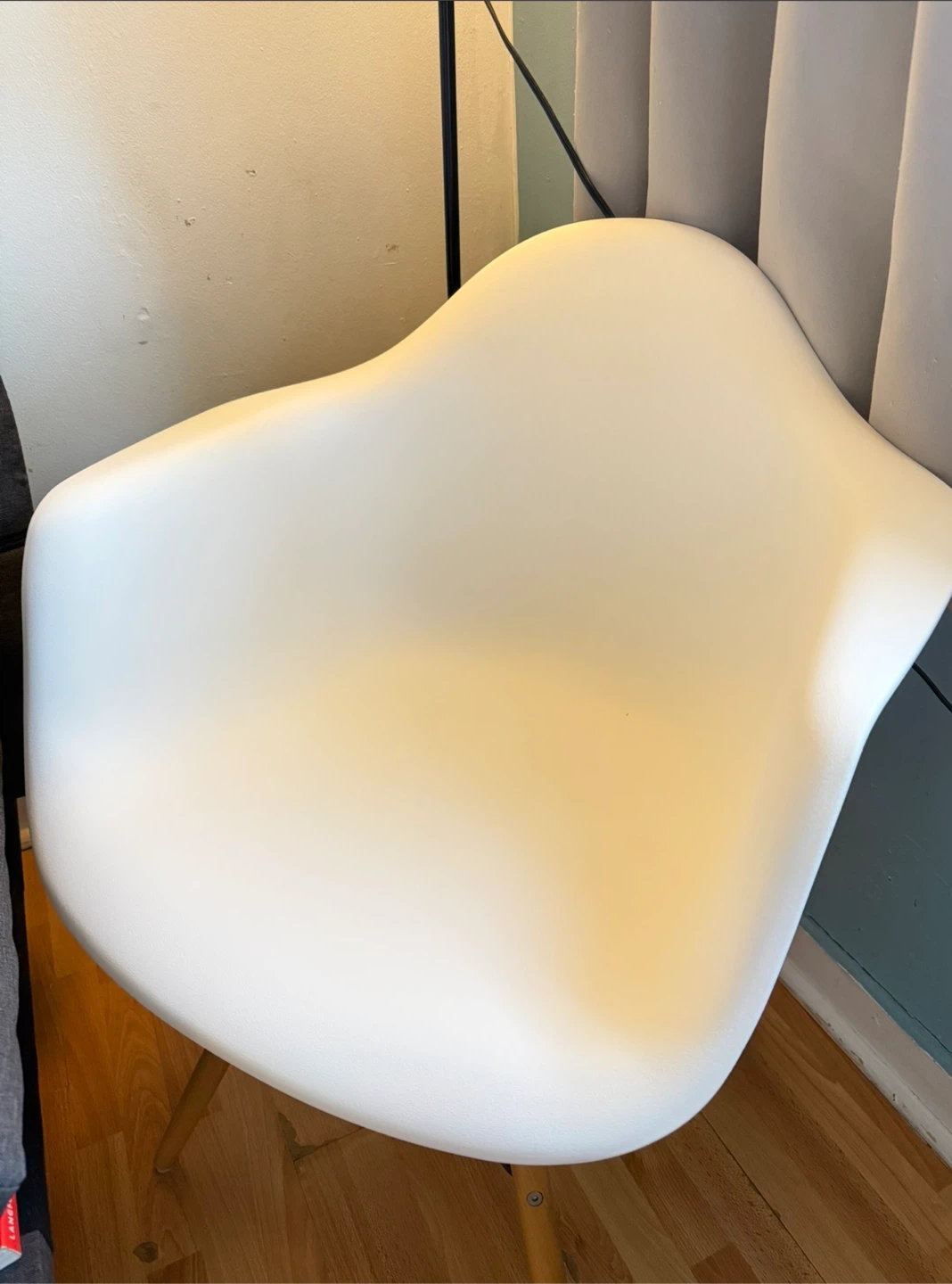 2 two white chairs, each one - photo 2