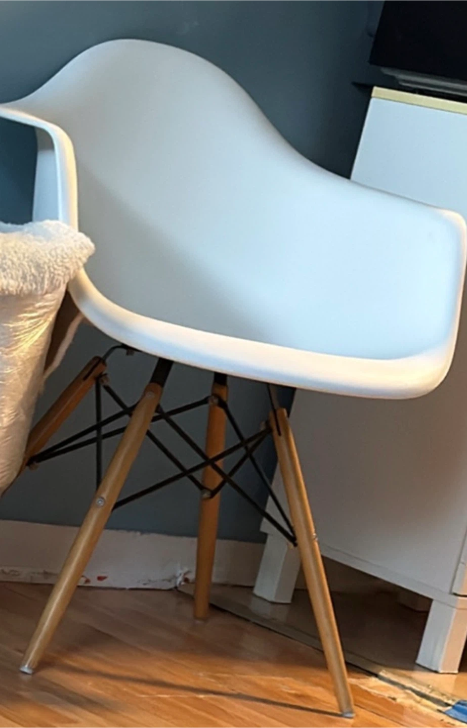 2 two white chairs, each one - photo 3