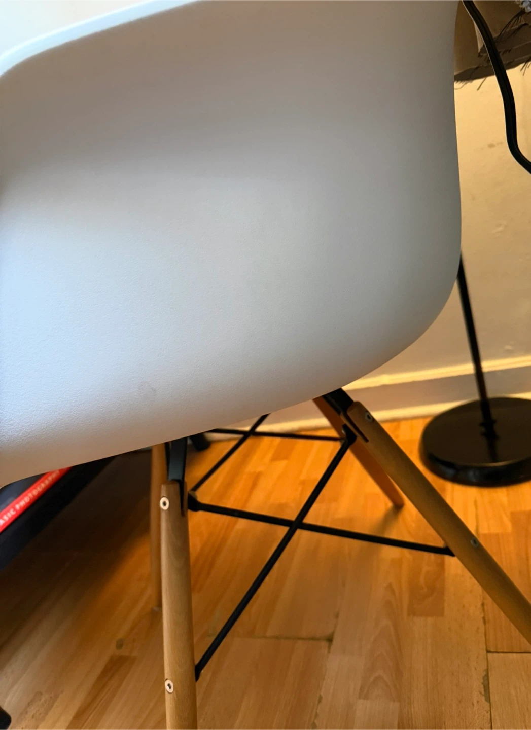 2 two white chairs, each one - photo 4