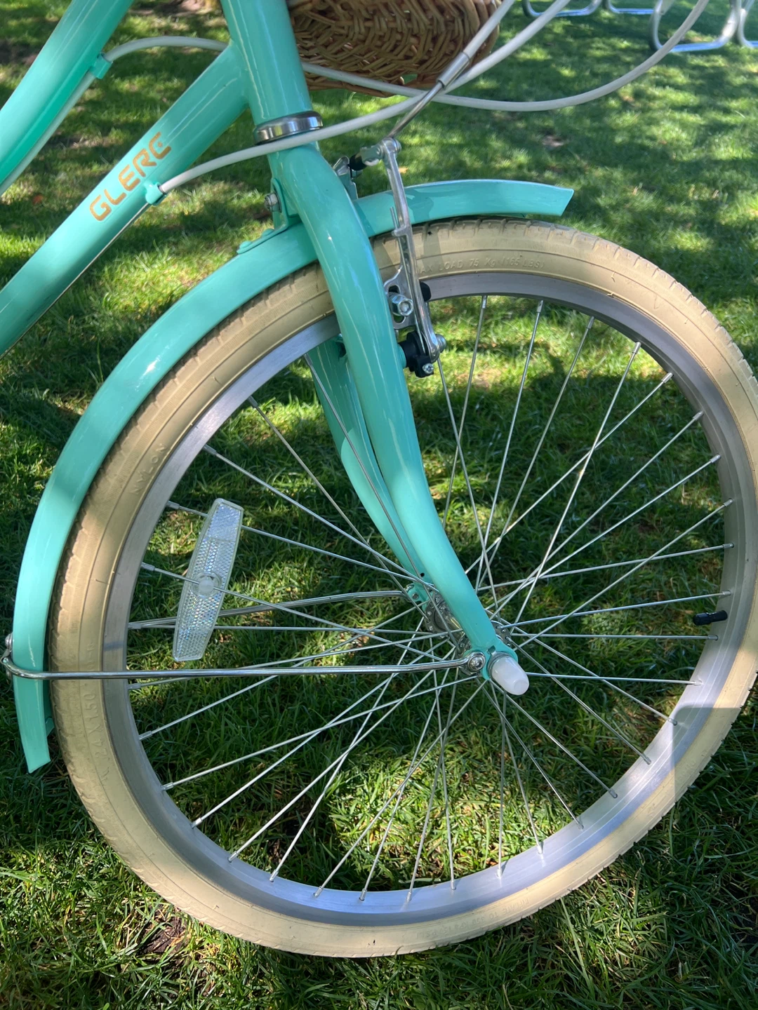 Glerc 24" Beach Cruiser Bike with Basket - photo 4