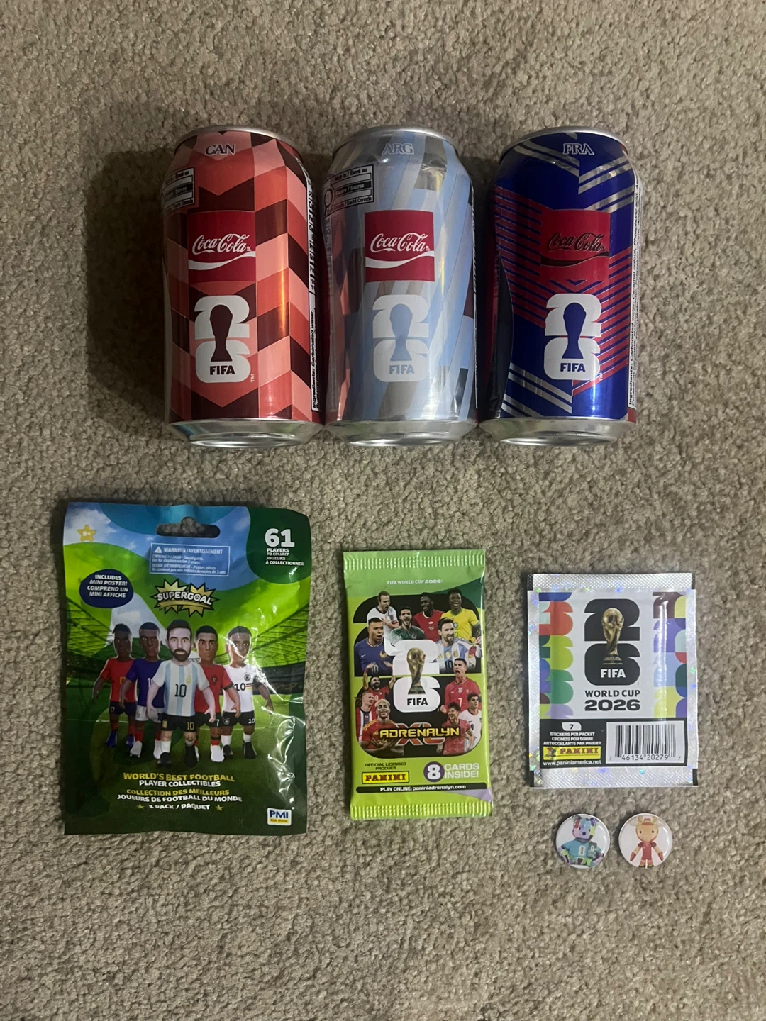 Coca-Cola FIFA Cans and Collector Packs
