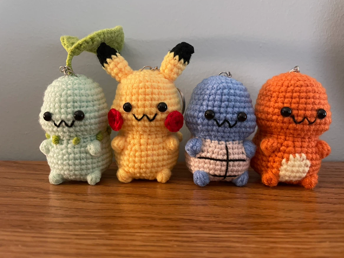 Crocheted Pokemon Keychains - photo 5
