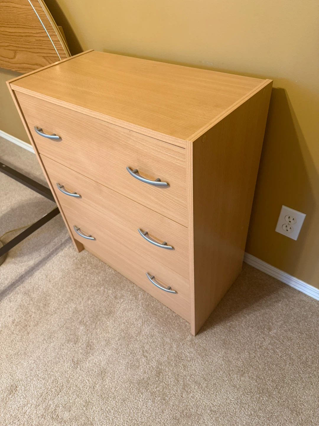 Light Wood 3-Drawer Dresser