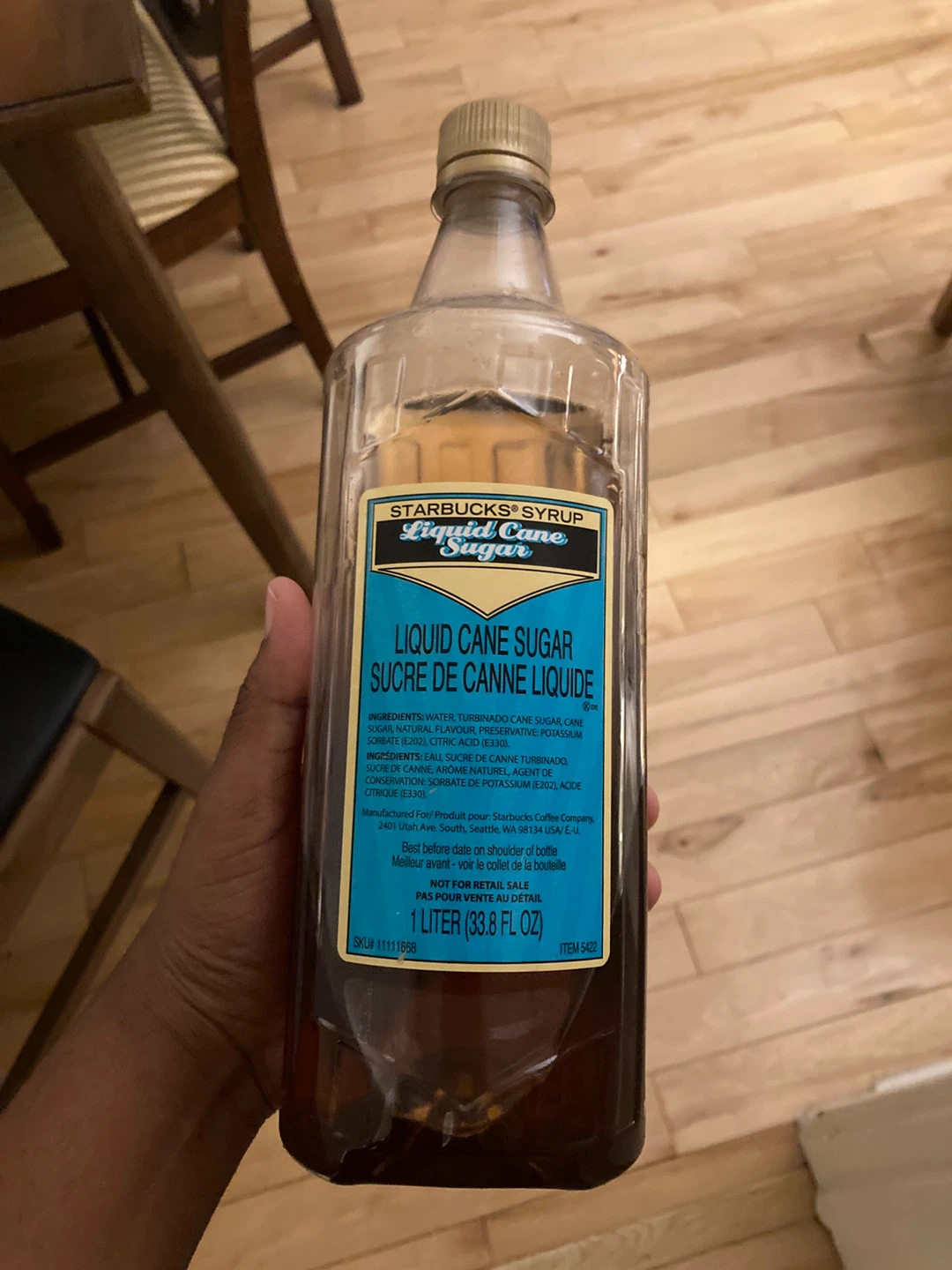 FREE Starbucks Liquid Cane Sugar Syrup 1 Liter