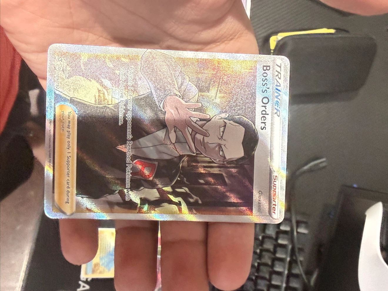 Pokemon Rayquaza VMAX & Boss's Orders Cards - photo 3