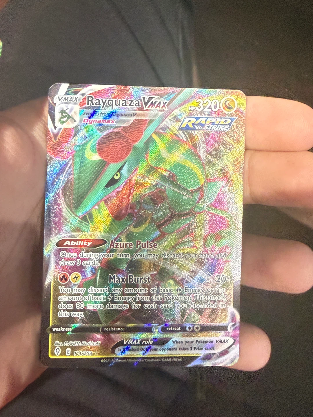Pokemon Rayquaza VMAX & Boss's Orders Cards - photo 4