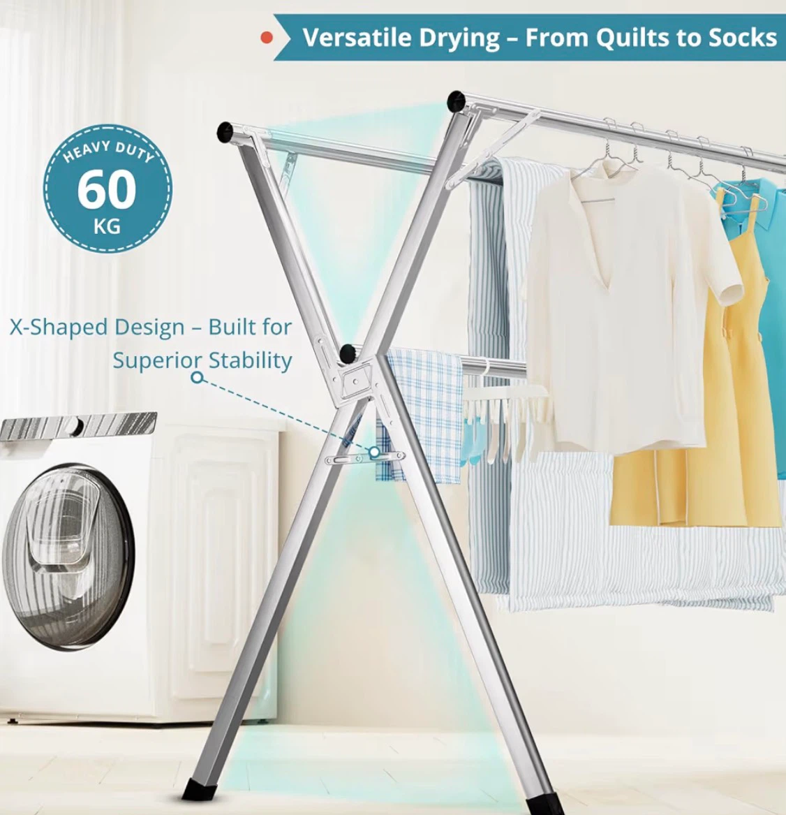 Stainless Steel Drying Rack - Foldable