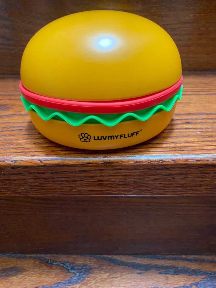 Luvmyfluff Hamburger Feeder Bowls