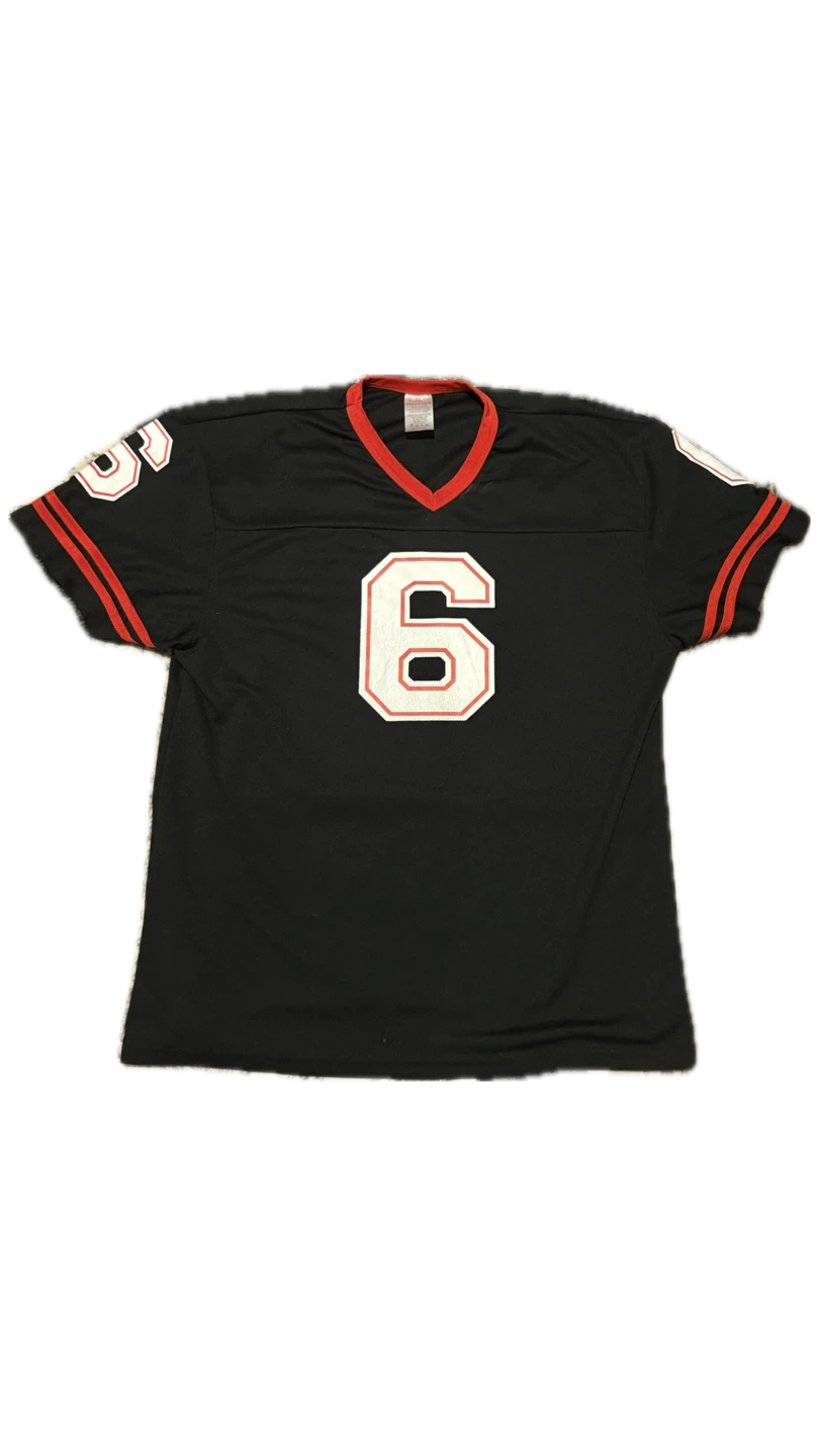 Black Number 6 Jersey