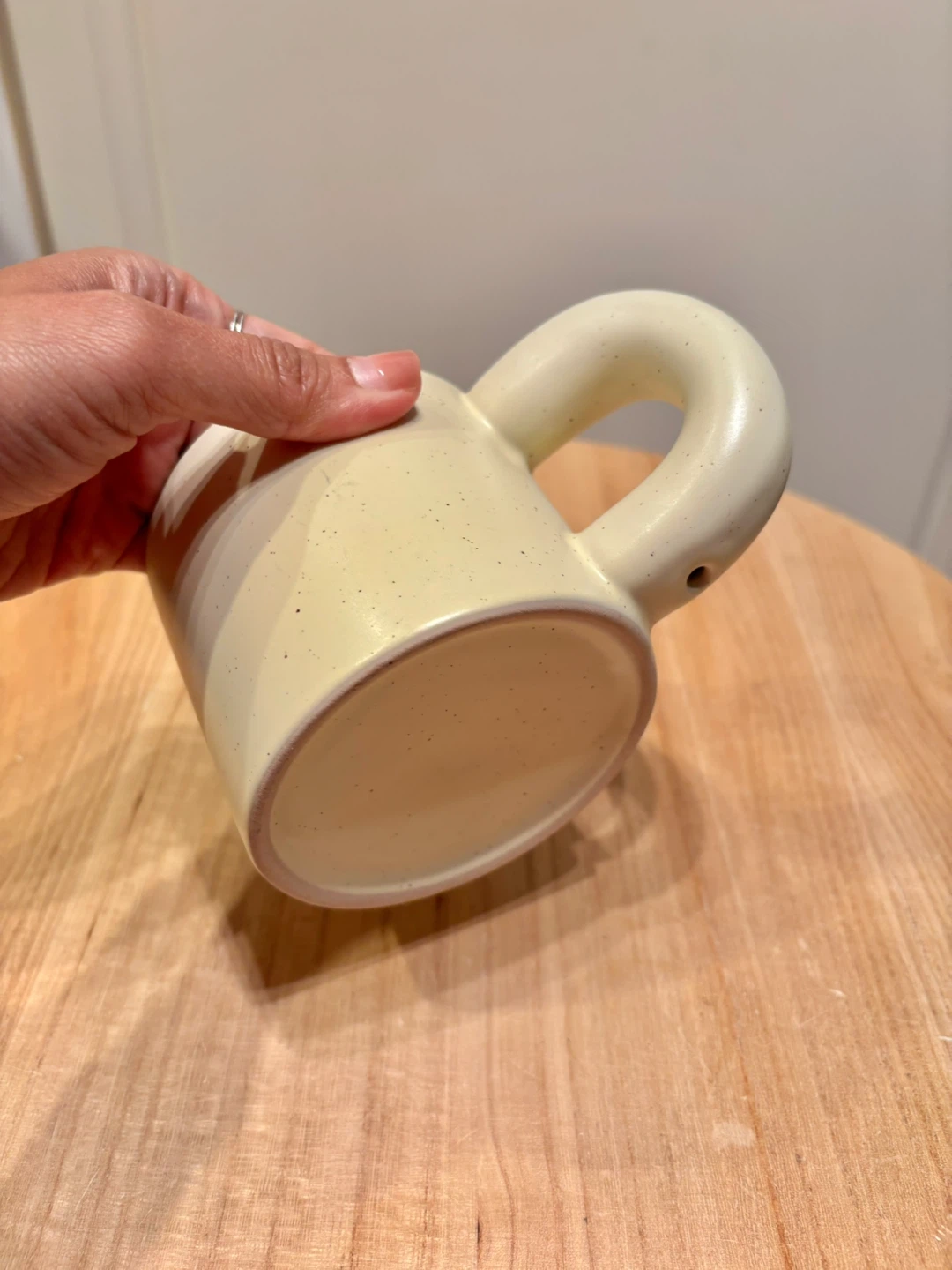 Cream Speckled Mug - photo 2