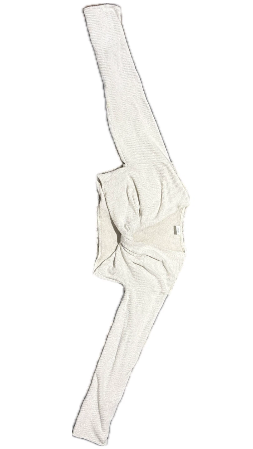 Ribbed Twist Front Cardigan - photo 2
