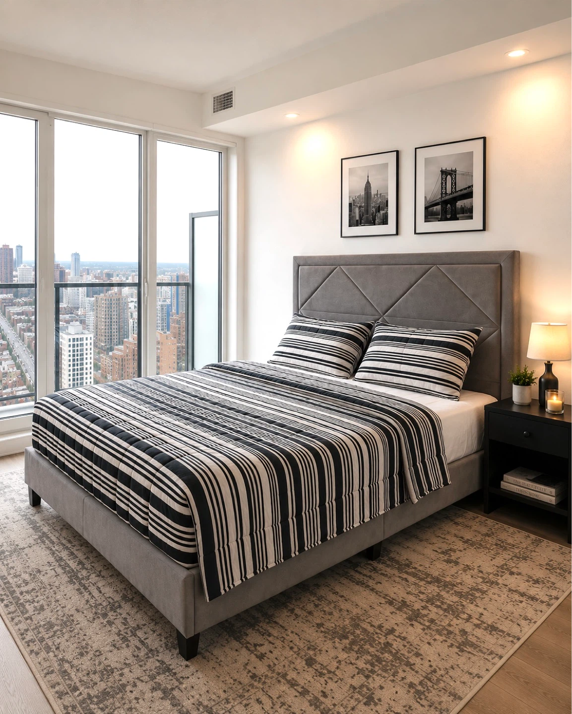 LIKE NEW QUEEN SIZE BED FRAME